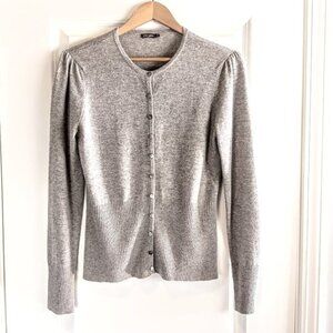 J. McLaughlin Grey Cashmere Cardigan Sweater